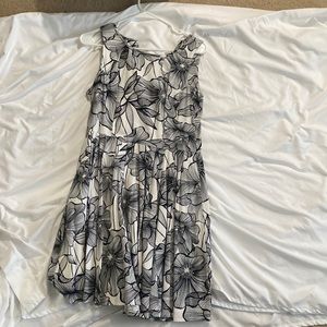 Black and white dress